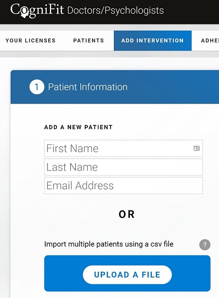 How to add patients